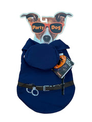 Halloween Police Officer Pet Costume - XS (9" - 14")