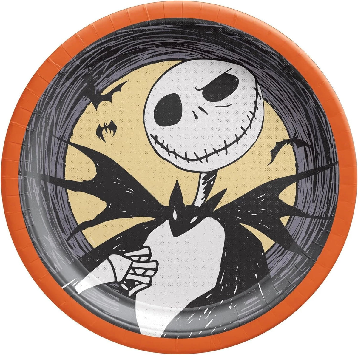 Disney Nightmare Before Christmas Halloween 10" Pumpkin King Plates