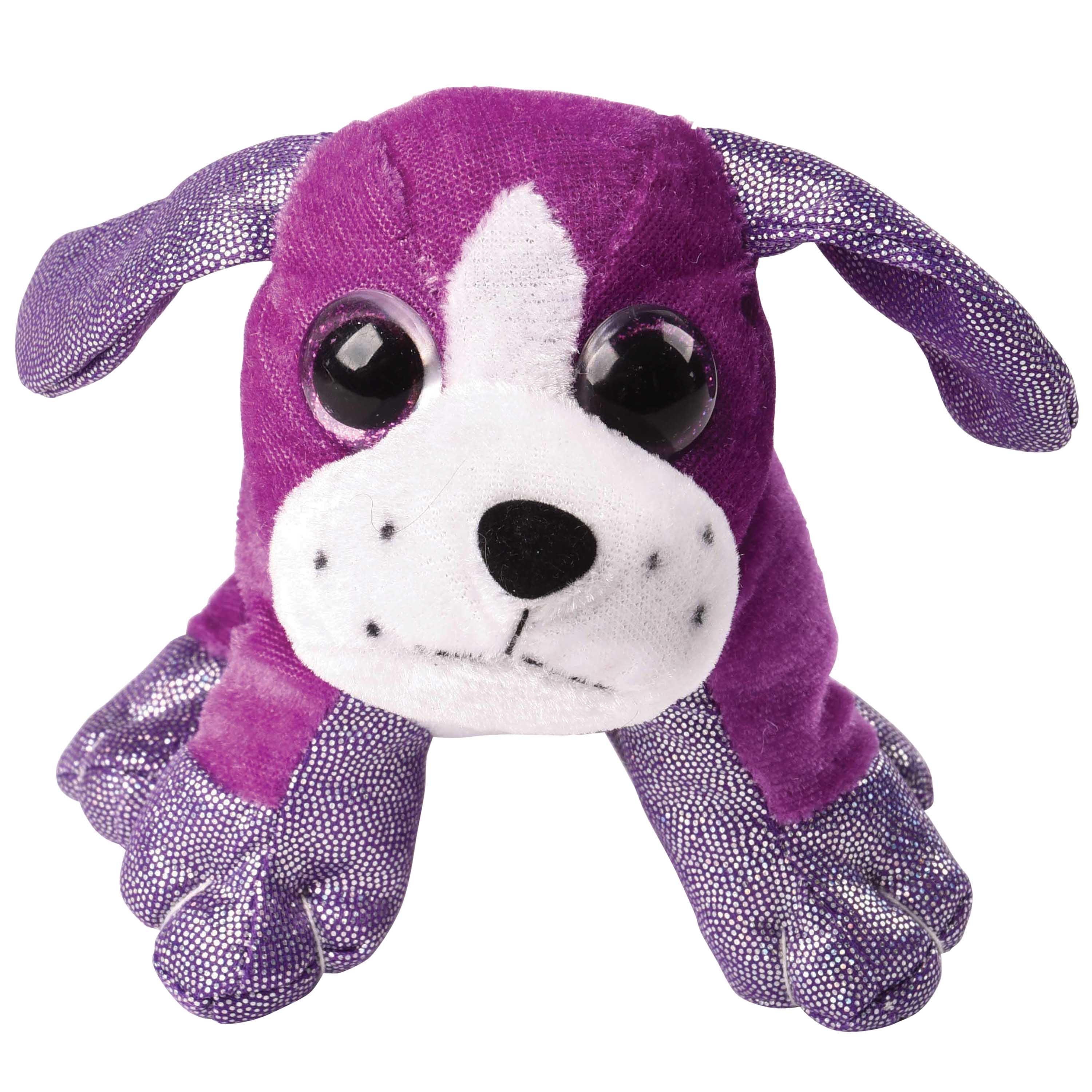 Glitter Sitting Dogs Plush