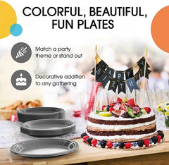 7 In. Silver Plastic Plates | 100 Count