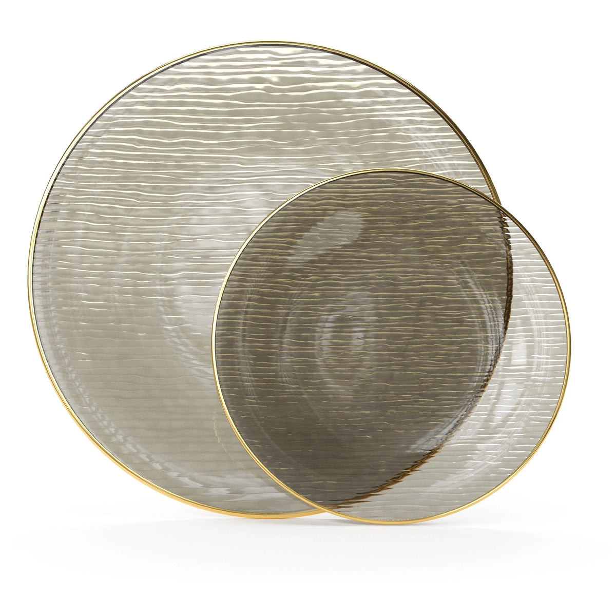 7 Inch and 10 Inch Weave Plate Combo 15|15 - Smoke