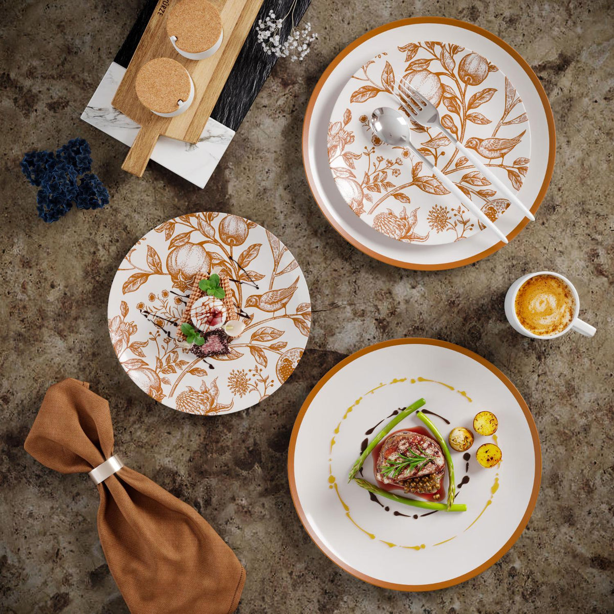 Rimonim Dinnerware Set