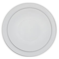 Disposable White Dinnerware Set