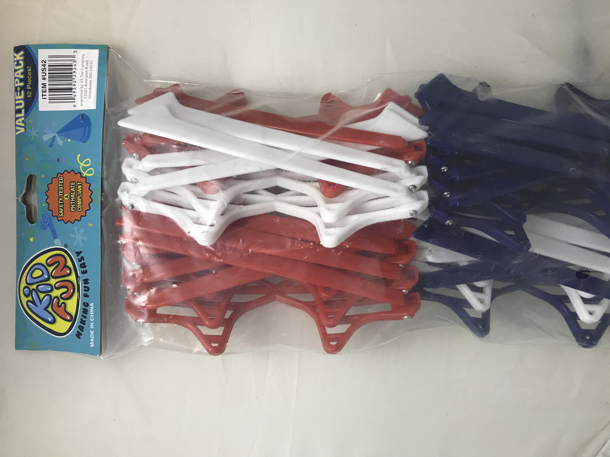 Patriotic Shutter Star Toy Glasses/C