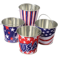 Mini Patriotic Buckets