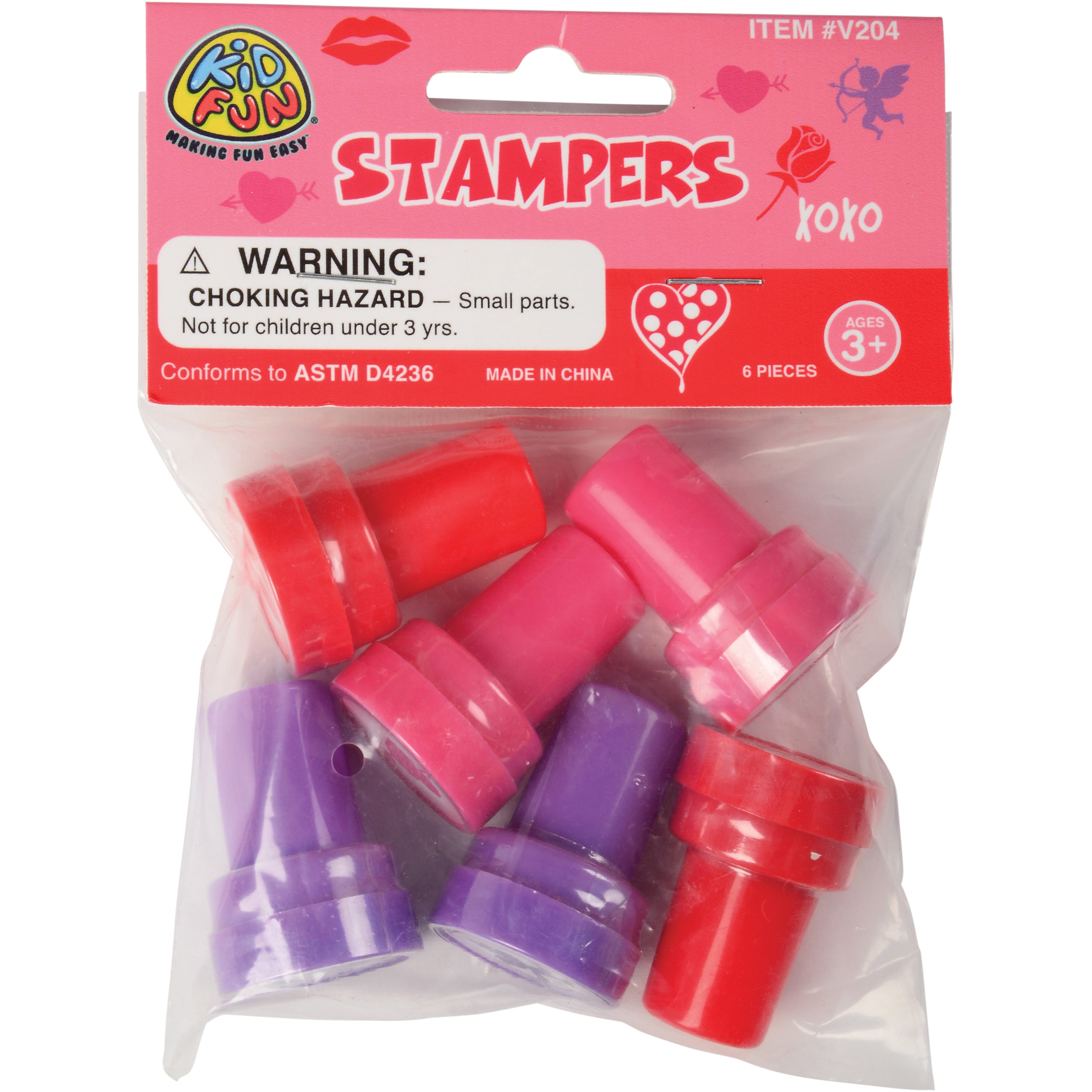 Valentines Stampers/6 Pc