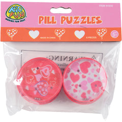 Valentine Pill Puzzls/6 Per Pkg