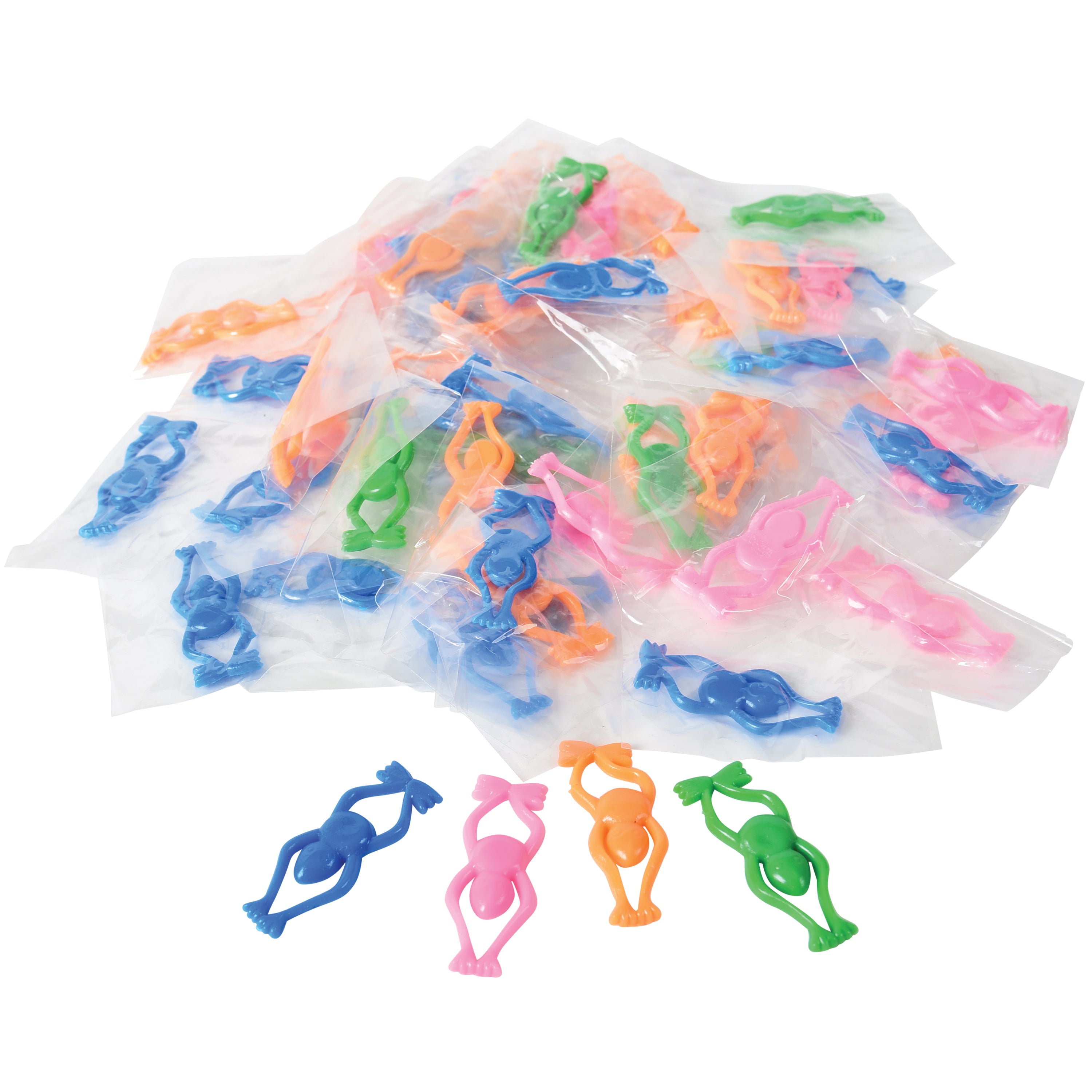 Stretchy Flying Frogs/72 Per Pkg