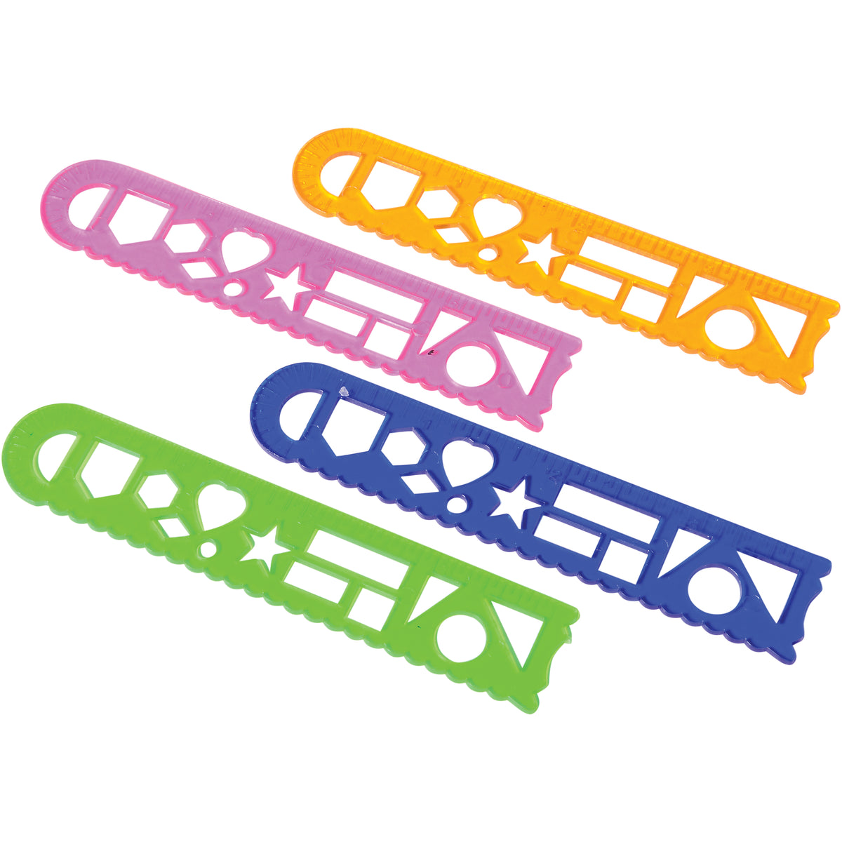 4 1/2 Inch Rulers/72-Pc