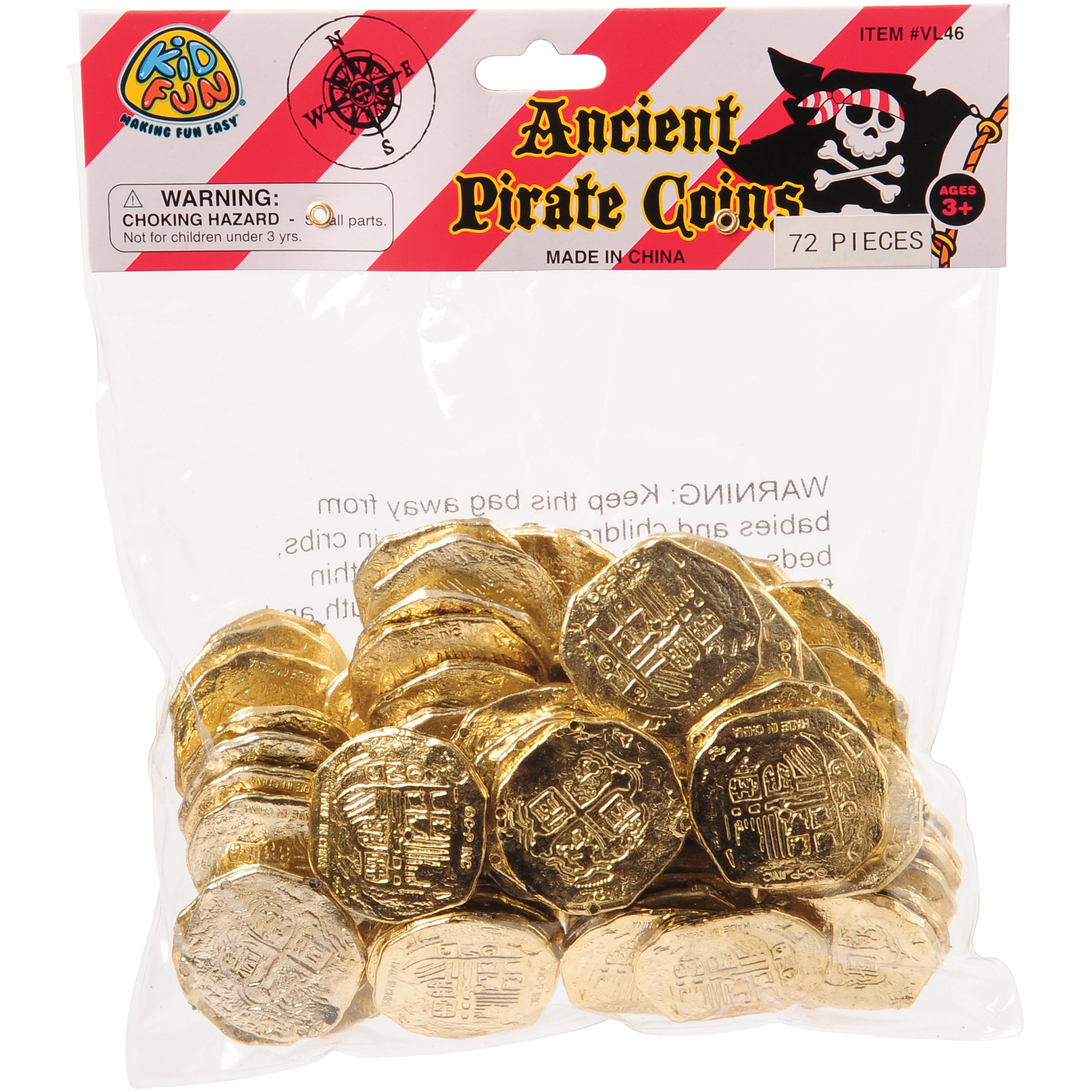 Ancient Pirate Coins/72 Per Pkg