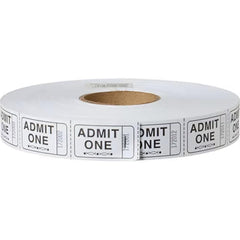 Stock Ticket Admit 1- White - 2000 Tickets