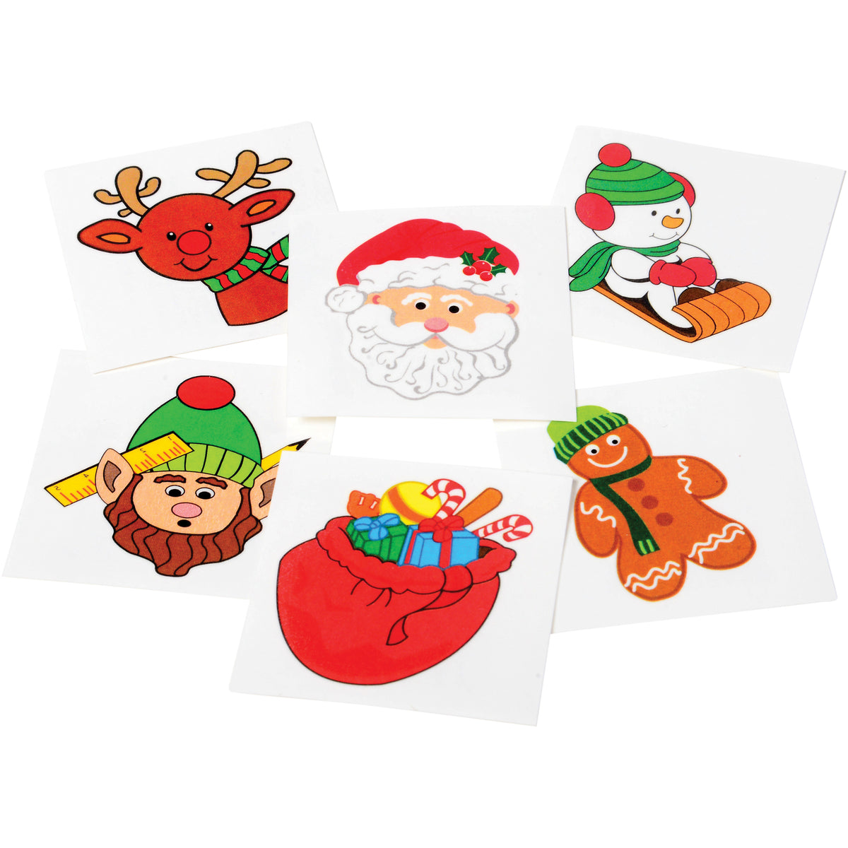 Christmas Tattoos/36 Per Pkg