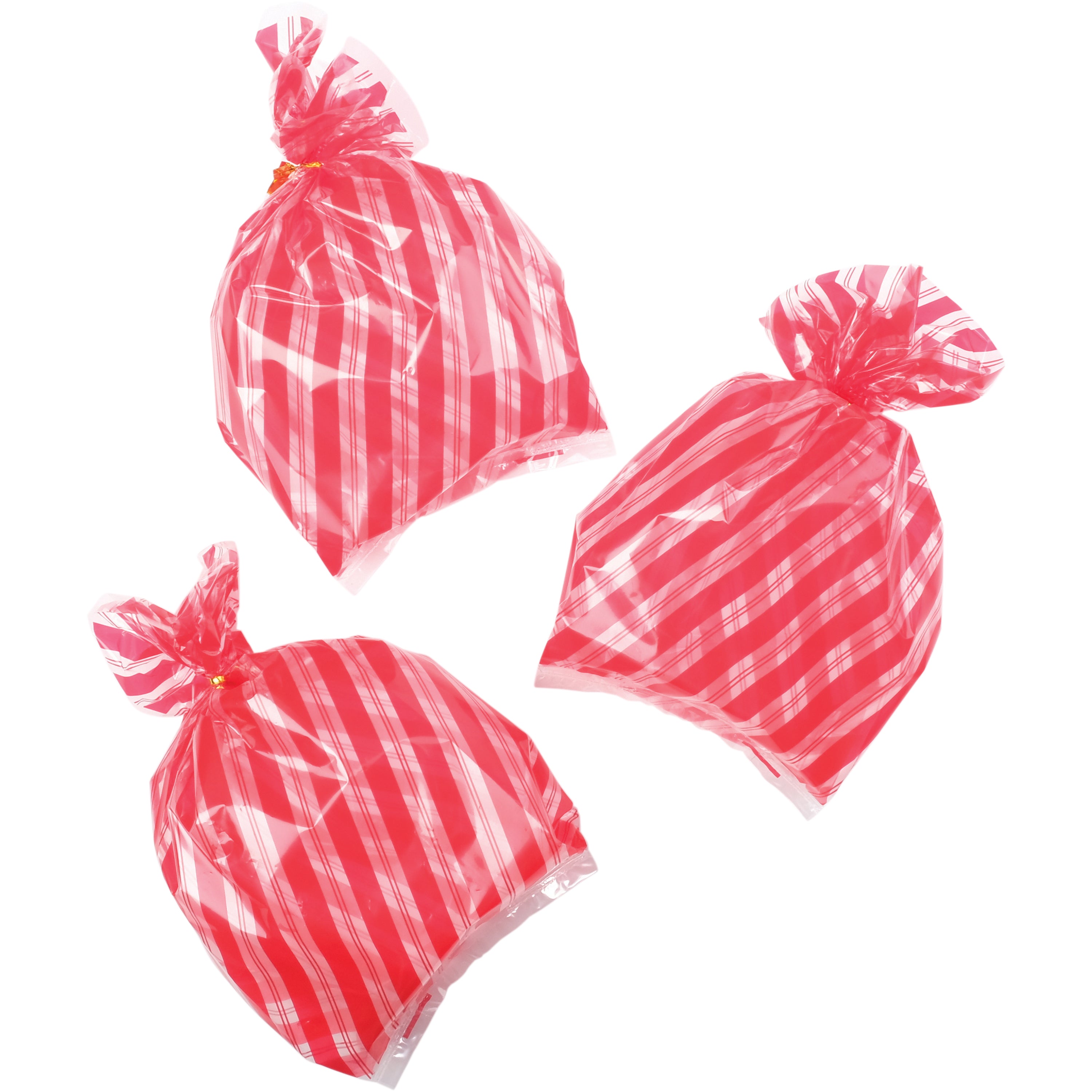 Candy Cane Stripe Cello Bags