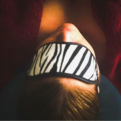 Zebra Print Eye Mask