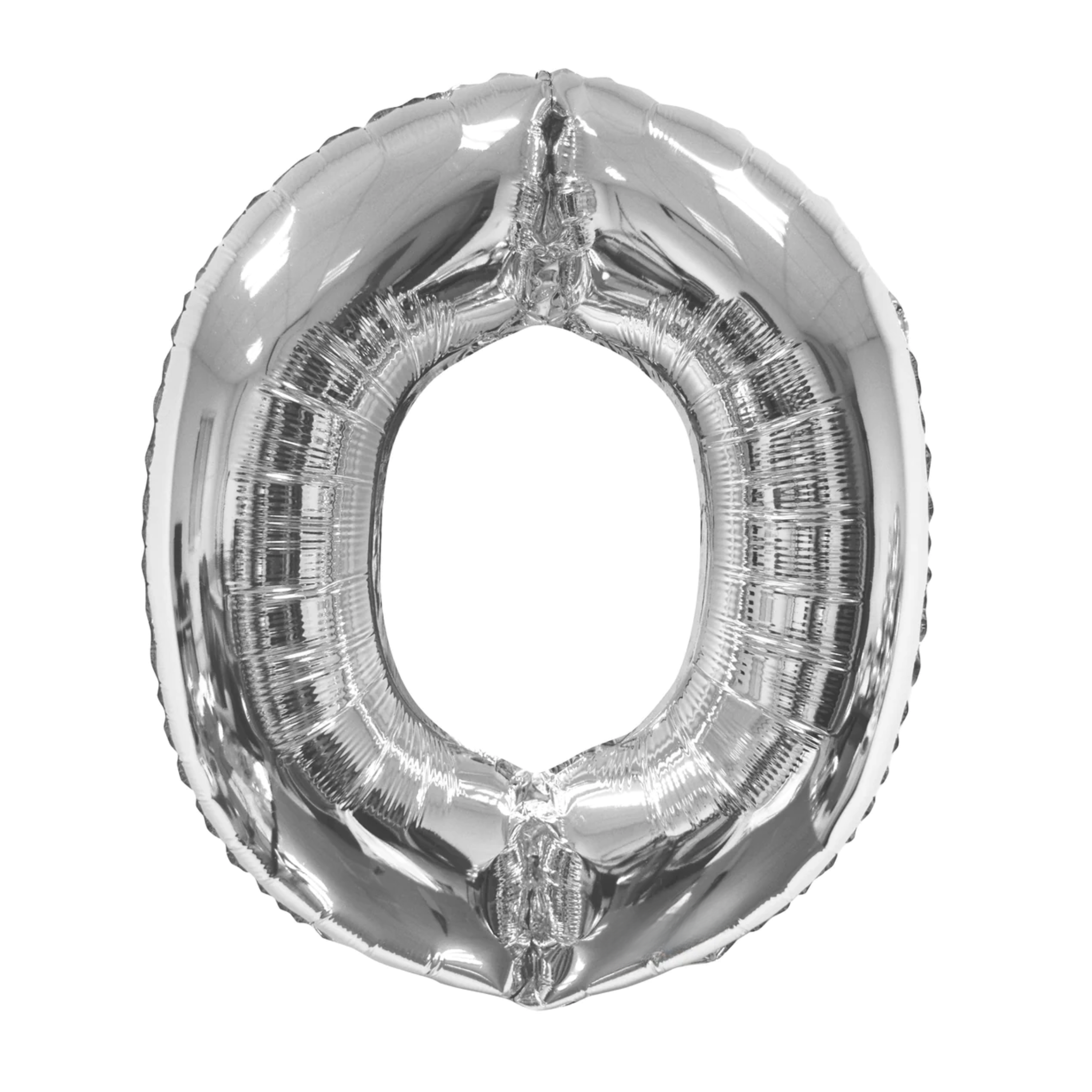 34" Letter O Silver Mylar Balloon