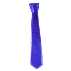 18in. Blue Holographic Ties (12)