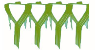 Lime Green Drop Fringe Garland 20in. x 12'