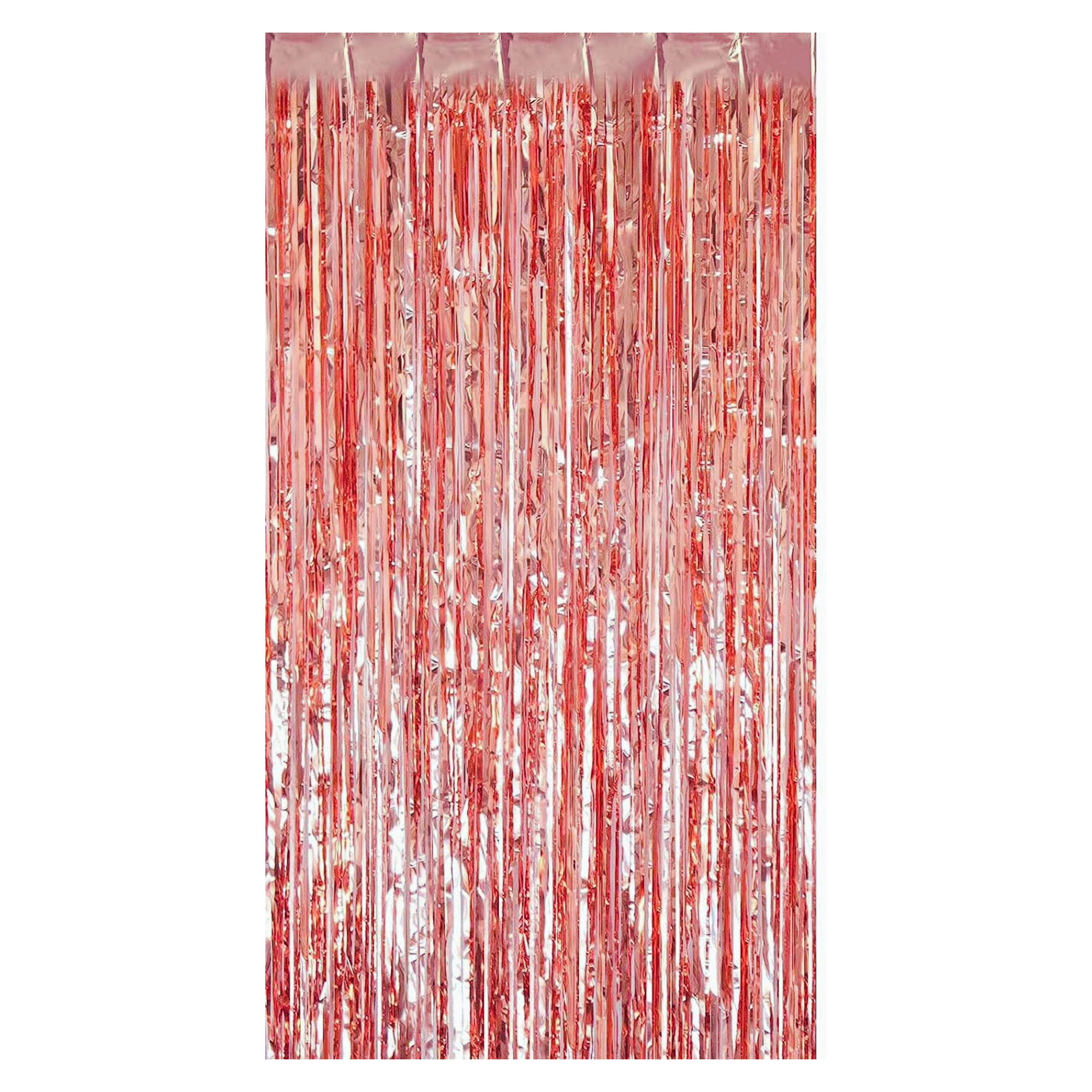 Rose Gold Foil Fringe Curtain 10" x 6" x 0.15" - 1 Ct.