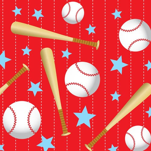 Baseball Print Table Cover